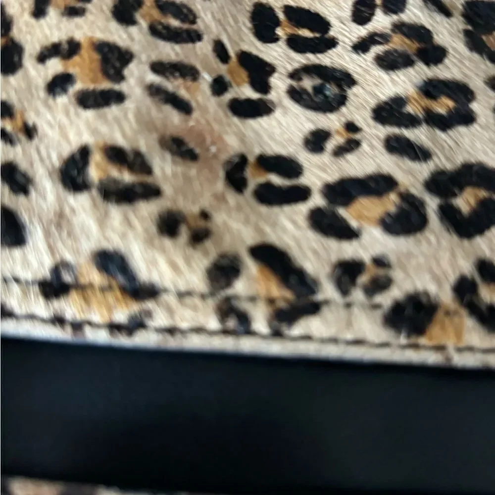 Bebe fur wide dress suit belt animal print tiger cheetah accessory leopard big